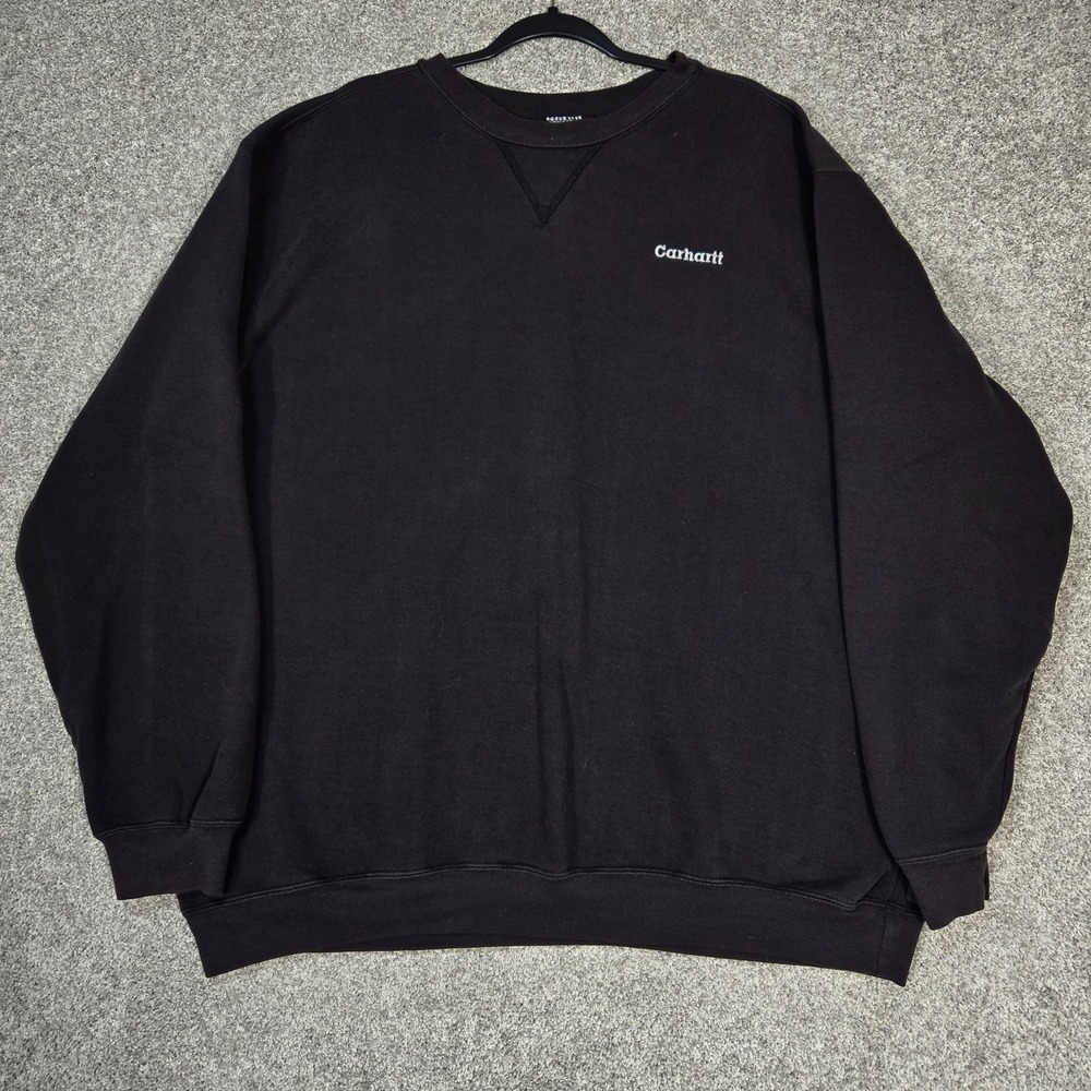 Vintage Carhartt Black sweatshirt mens 2XL Crewneck